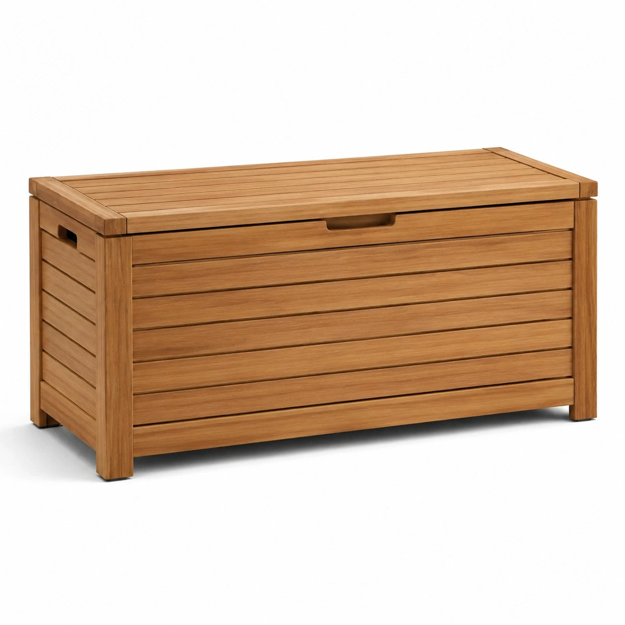 Teakholz-Gartenbox 120x60x55cm Natur